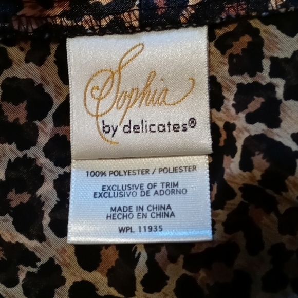 Sophia two-pieceRobe and nightgown small leopard - Picture 11 of 14